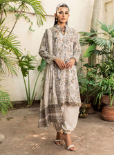 Rang By Motifz Digital Printed Lawn 3 Piece Unstitched Suit MTF24RPL 4711 AASMA